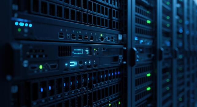 Serverroom op het kantoor